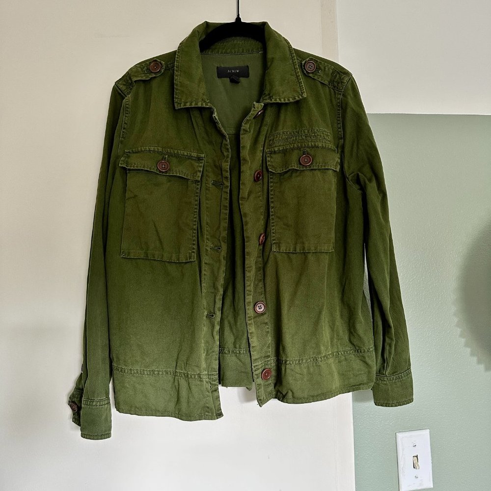 J Crew Army Green Jacket